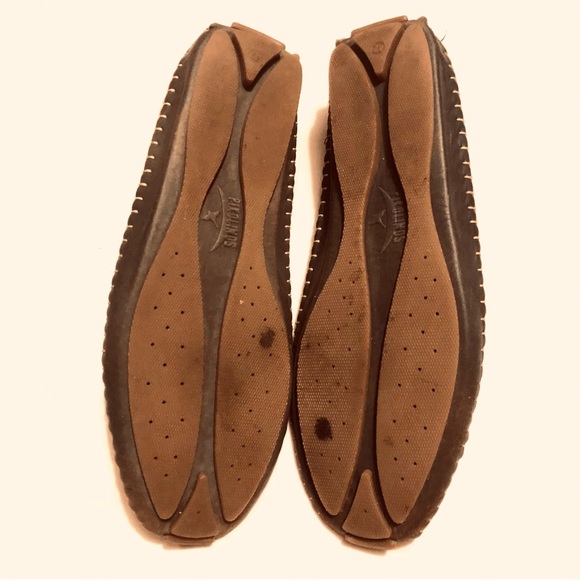 Pikolinos womens jerez navy blue leather moccasins loafers shoes - Picture 14 of 16